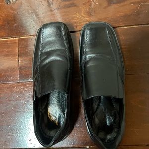 Mens Aldo black dress shoes